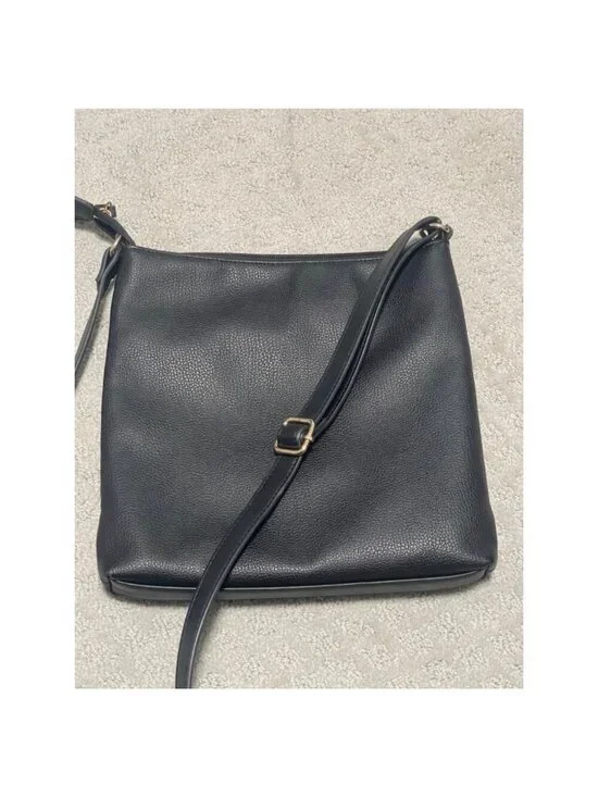 Tommy Hilfiger Black Crossbody Bag With Adjustable Strap gold logo - Picture 16 of 16